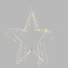 24 Inch Lighted Star - 270 Warm White LED Lights