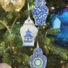 Ginger Jar Cutout Ornaments 6 Inch Set Of 3