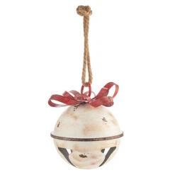 Metal Hanging Jingle Bell Ornament - 11 Inch RAZ 4015935 -Christmas Decoration Discount 4015935 main