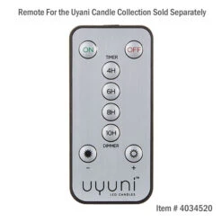 Uyuni 2.25 Inch X 9.75 Inch Ivory Pillar Candle - Remote Ready 9 Uyuni 2.25 Inch X 9.75 Inch Ivory Pillar Candle - Remote Ready -Christmas Decoration Discount 4034520 remote 2
