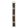 Sleigh Bell Door Hanger 23.5 Inch Leather From RAZ