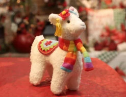 Plush Llama - Set Of 3 Assorted -Christmas Decoration Discount 7 inch llama 2