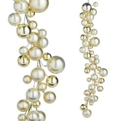 4 Foot Champagne Ball Ornament Garland