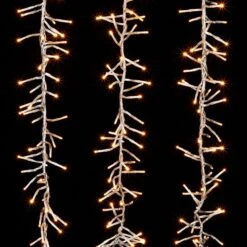 10 Foot Clear Wire FLOWING CLUSTER With 960 Warm White Lights RAZ -Christmas Decoration Discount L4037042