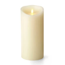 Luminara Ivory Candle Battery Operated 3.5 X 9 Timer - Remote Ready