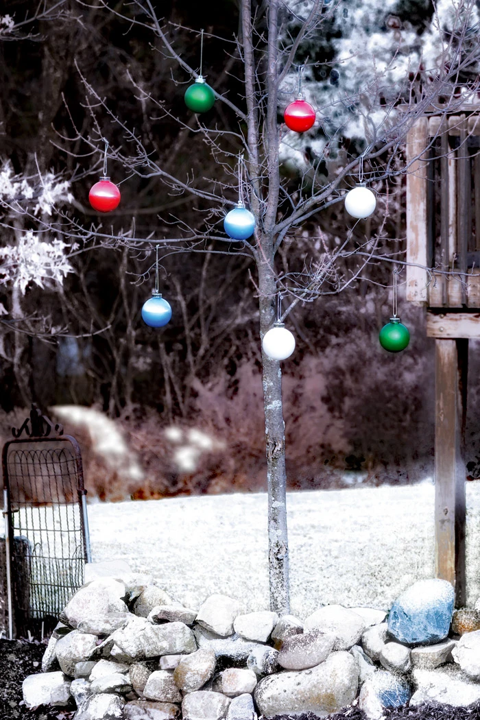 Illuminating Red Outdoor LED Pulsing 5"" Globe - Battery Powered Light Sensor 2 Illuminating Red Outdoor LED Pulsing 5"" Globe - Battery Powered Light Sensor - Image 2