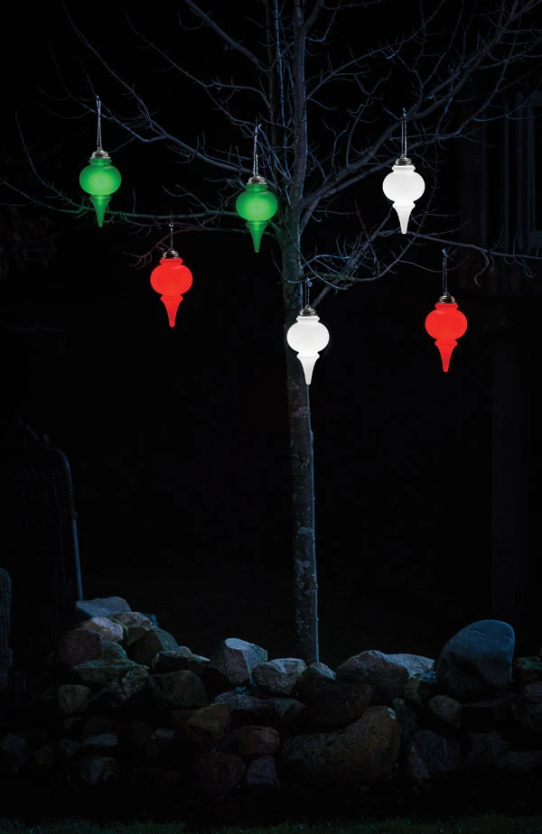 Illuminating Green Outdoor LED Pulsing 10" Finial - Battery Powered Light Sensor 3 Illuminating Green Outdoor LED Pulsing 10" Finial - Battery Powered Light Sensor - Image 3