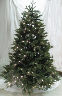Artificial Christmas Tree - "Pre-lit LED Woodland Spruce Tree" - 6 Ft.
