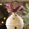 Metal Hanging Jingle Bell Ornament - 7.75 Inch RAZ