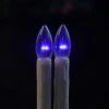 Set Of 2 Blue Dual-Glow Replacement Bulbs For Cordless Window Candles