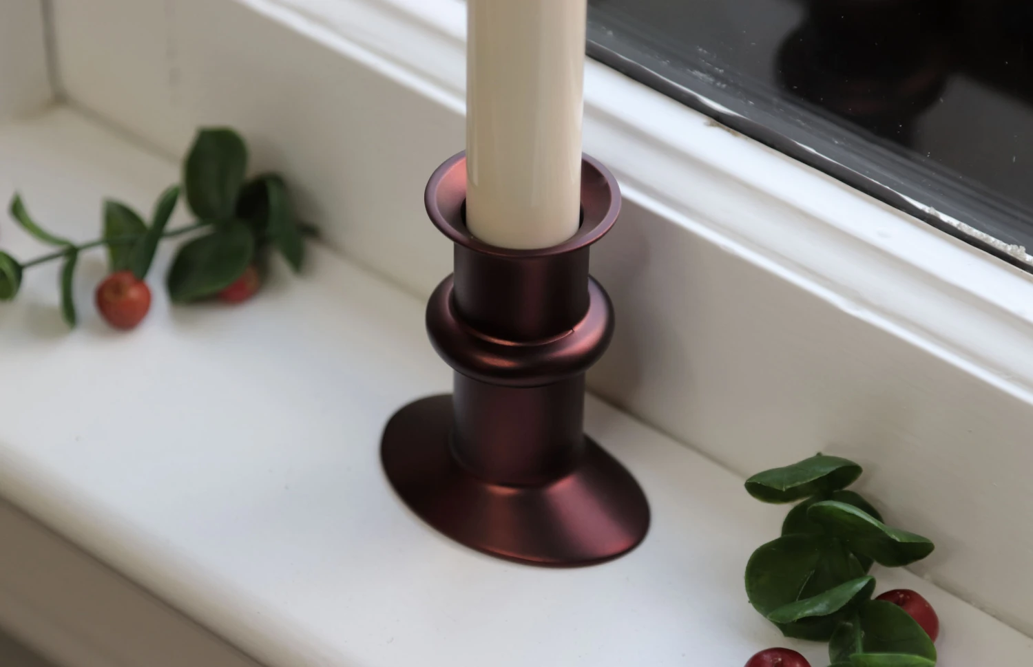 Adjustable Window Hugger Candles Dual Sided Bulb Bronze Finish Set Of 2 - Remote Control 2 Adjustable Window Hugger Candles Dual Sided Bulb Bronze Finish Set Of 2 - Remote Control - Image 2