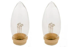 Set Of 2 Dual-Glow Replacement Bulbs For Cordless Window Candles - Ivory Taper 5 Set Of 2 Dual-Glow Replacement Bulbs For Cordless Window Candles - Ivory Taper -Christmas Decoration Discount bulb ivory streetside 1