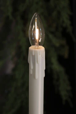 Remote Control 13.75 Inch Silver Candlestick With Battery Operated Candle - Remote Included -Christmas Decoration Discount candlestick bulb