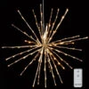 Champagne Lighted Starburst - Multifunction With Remote - 23in