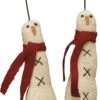 Christmas Ornament - "Skinny Snowman Ornaments" - Set Of 6