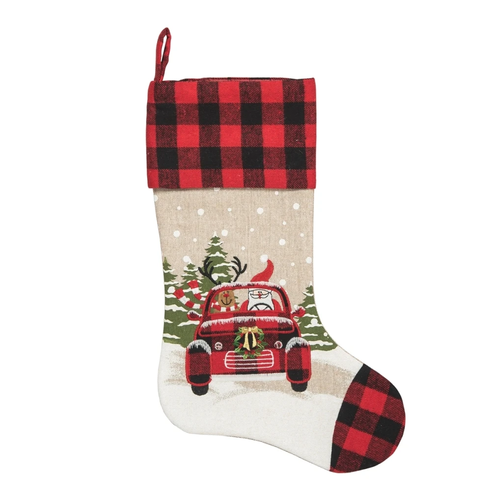 Christmas Stocking - Road Trip Friends - LED Lighted - 20in 1 Christmas Stocking - Road Trip Friends - LED Lighted - 20in