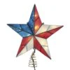 Electric Tree Topper - American Flag Star - 9.84in