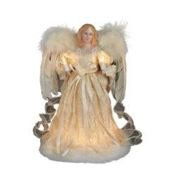 Electric Tree Topper - Ivory Angel - 12in