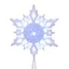 Electric Tree Topper - White Snowflake - 10in