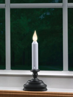 First Responder Window Candle Blue Or Contemporary White LED Bulb -Christmas Decoration Discount first responder candle ww