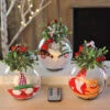 Remote Control 6.5 Inch Christmas Gnome Tealight Ornaments - Set Of 3 Assorted - Remote Included