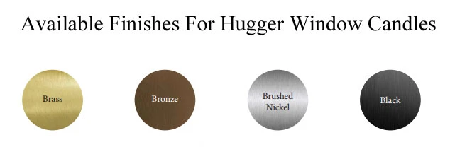 Adjustable Window Hugger Candles Dual Sided Bulb Bronze Finish Set Of 2 - Remote Control 4 Adjustable Window Hugger Candles Dual Sided Bulb Bronze Finish Set Of 2 - Remote Control - Image 4