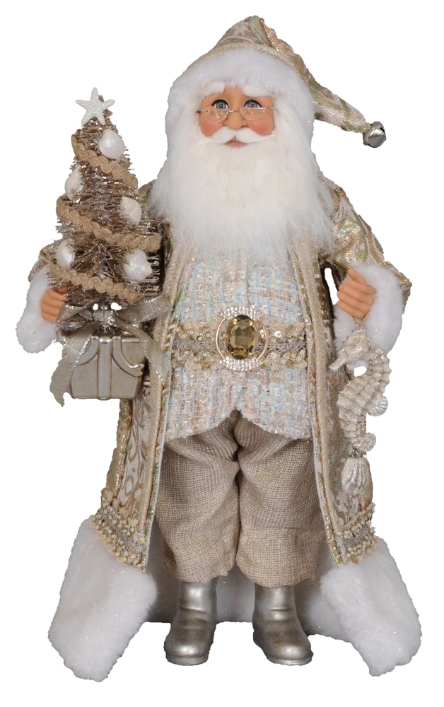 Karen Didion Santa - 16in - Champaigne Coastal 2018 1 Karen Didion Santa - 16in - Champaigne Coastal 2018