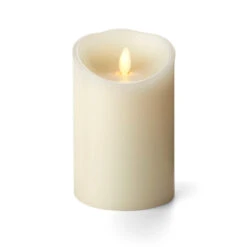 Luminara Ivory Candle Battery Operated 3.5 X 5 Timer - Remote Ready