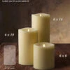 Luminara Large 360 Degree 6 X 6 Inch Flameless Pillar Candle