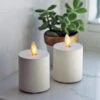 Moving Flame Votive Candles 2 X 3 Inch (Set Of 2)