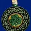 Old World Christmas Glass Ornament - Celtic Brooch