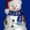 Old World Christmas Glass Ornament - Happy Snowman