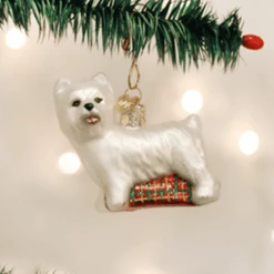 Old World Christmas Glass Ornament - Westie