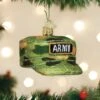 Old World Christmas Glass Ornament - Army Cap