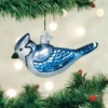 Old World Christmas Glass Ornament - Bright Blue Jay