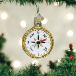 Old World Christmas Glass Ornament - Compass
