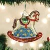 Old World Christmas Glass Ornament - Rocking Horse