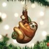 Old World Christmas Glass Ornament - Sloth
