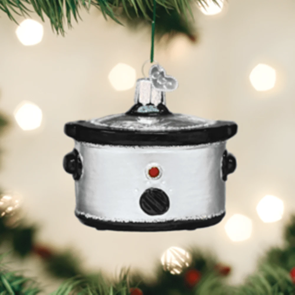 Old World Christmas Glass Ornament - Slow Cooker 1 Old World Christmas Glass Ornament - Slow Cooker