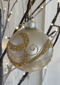 SHATTERPROOF Ornaments Set Of 4 - 2 Styles -Christmas Decoration Discount orn set 4 1