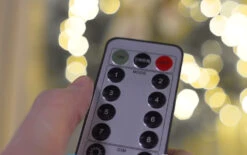 Christmas Cluster Lights With 300 Multi Color LED 10 Foot - Green Wire - Remote Control RAZ Imports -Christmas Decoration Discount remote for cluster and snake lights 2