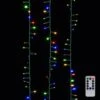 Snake Garland Lights - 1000 Multicolor LED Lights - Green Wire - 73ft