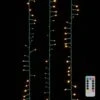 Snake Garland Lights - 1000 Warm White LED Lights - Green Wire - 73ft