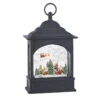 Water Lantern - Flying Santa - Battery Operated - 11in