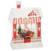 Water Lantern - Santa With Toy Shop - Battery Operated - 10in