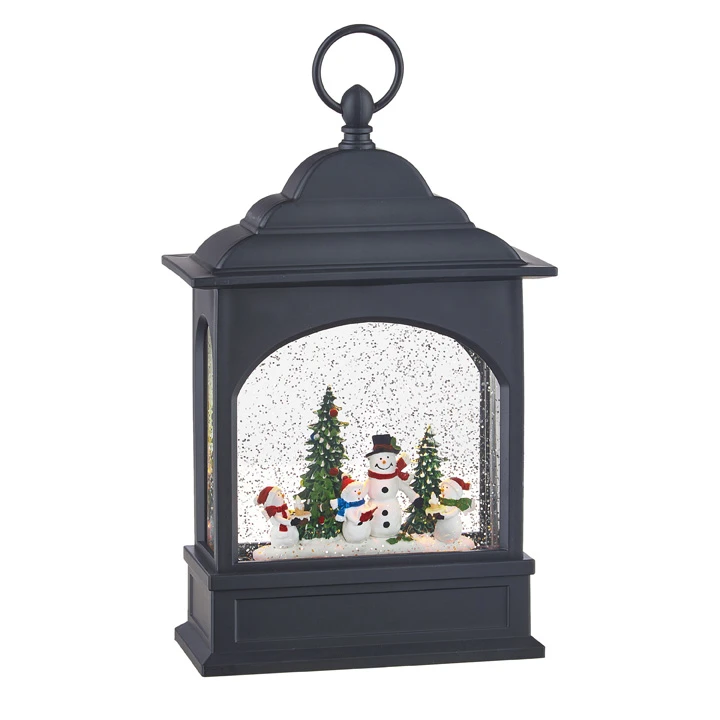 Water Lantern - Snowman Carolers - Battery Operated - 11in 1 Water Lantern - Snowman Carolers - Battery Operated - 11in