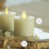 Luminara Wax Tealights (set Of 2) 1.7 X 2 Inches
