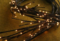 Electric Lighted Willow Garland - 96 Bulbs 5 Feet -Christmas Decoration Discount will garland main